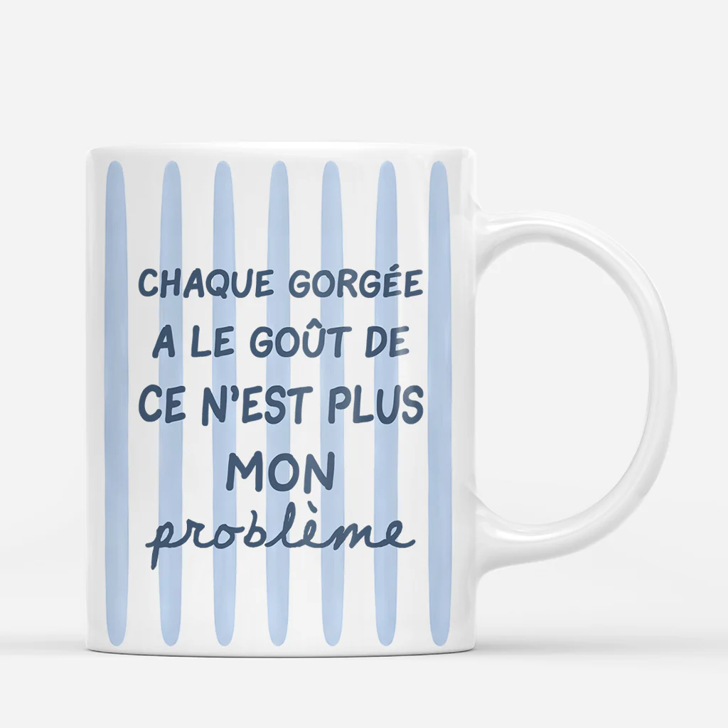 Mug Personnalisé Retraite - Ce N’est Plus Mon Problème - Image 3