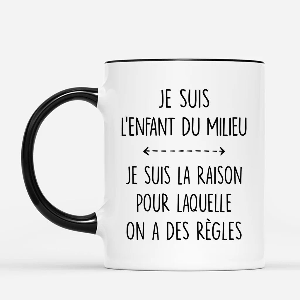 Tasse Personnalisé Frere et Soeur | Je Suis L’Aîné - Image 2