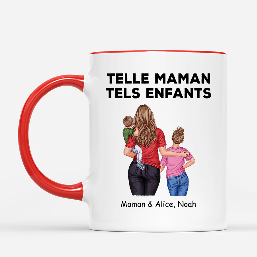 Mug Personnalisé Papa - Tel Père Tel Enfant - Design Simple - Image 2