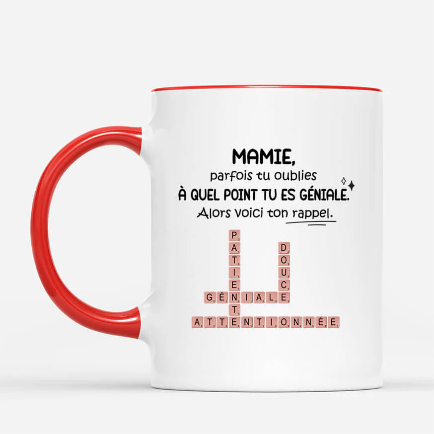 Mug Personnalisé Maman – Ton Rappel Avec Mots-Croisés - Image 2