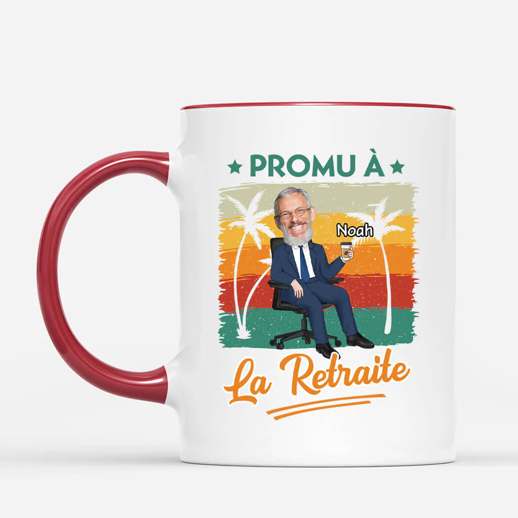 Tasse Retraite Personnalisé - Promue À La Retraite - Image 2