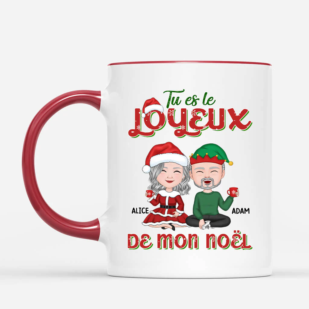 Tasse personnalisée Noël – Tu Es Le Joyeux de Mon Noël - Image 2