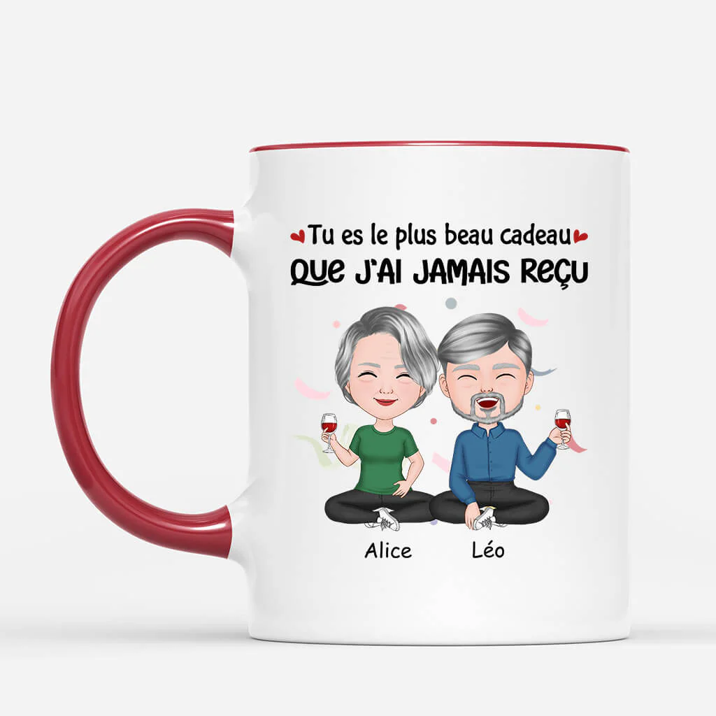 Mug Personnalisé Couple – Tu Es Le Plus Beau Cadeau - Image 2