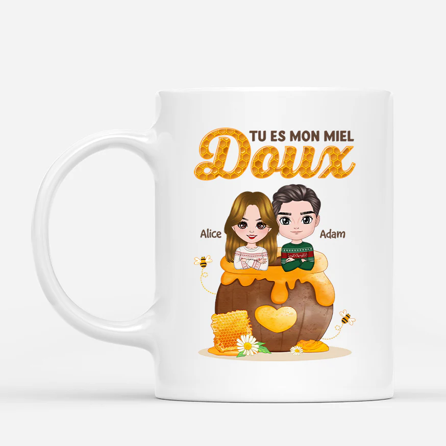 Mug Personnalisé Couple | Tu Es Mon Doux Miel
