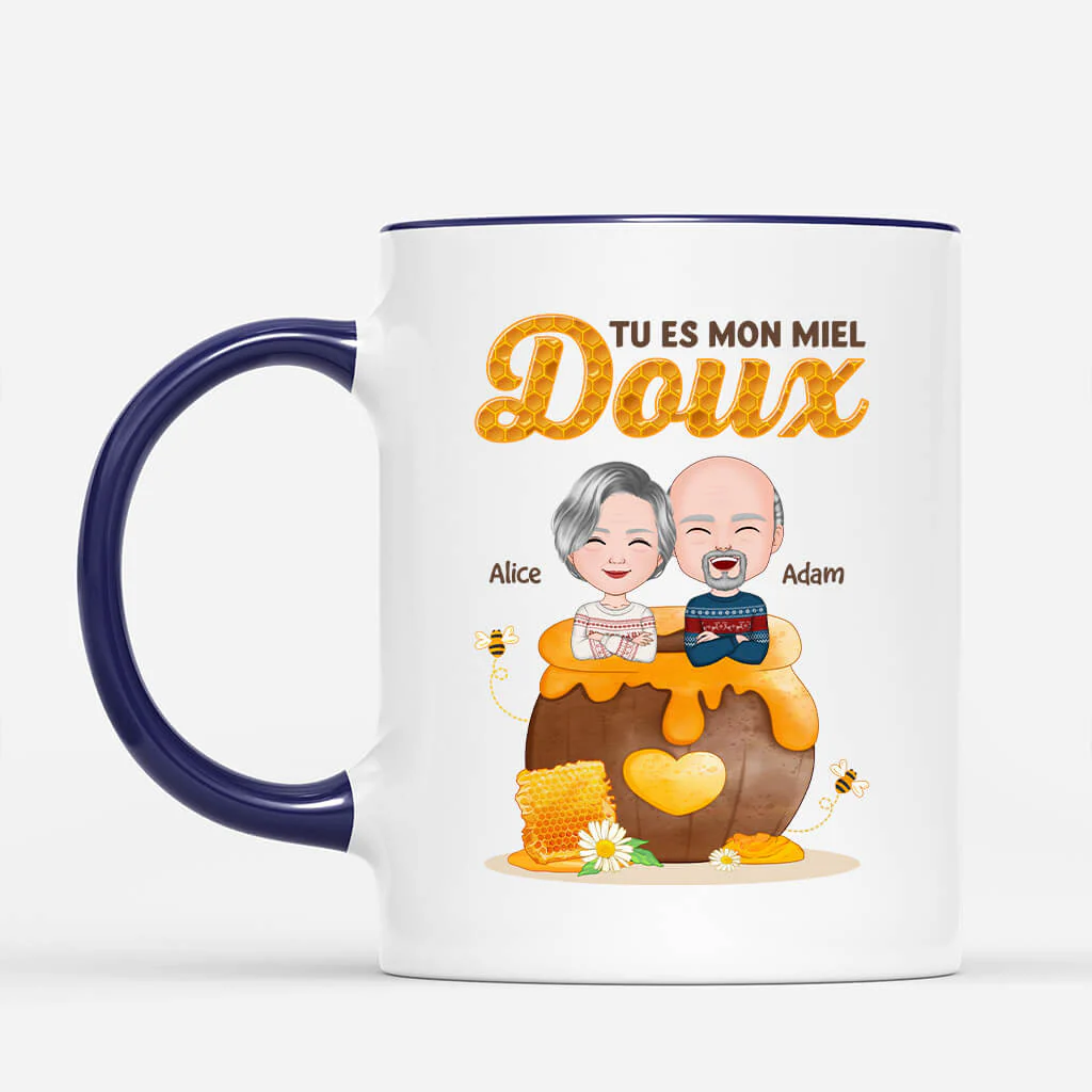 Mug Personnalisé Couple | Tu Es Mon Doux Miel - Image 2