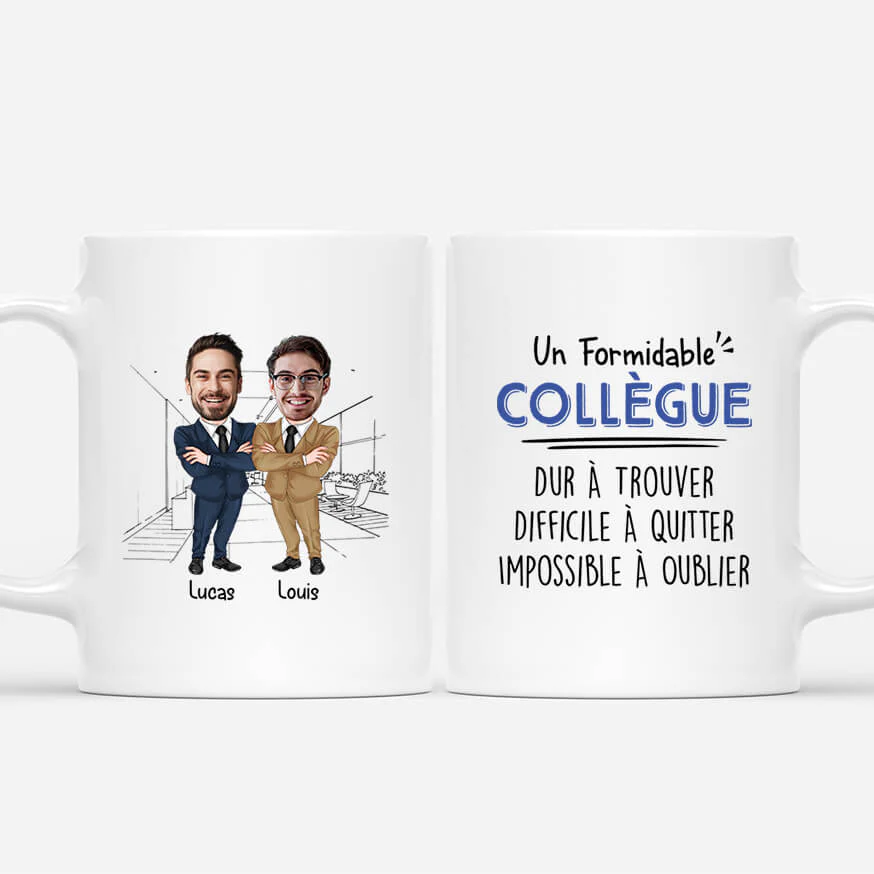 Mug Personnalisé Collègue - Un Formidable Collègue