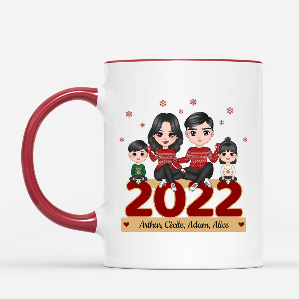 Mug Noël personnalisé – Noël de Famille - Image 2