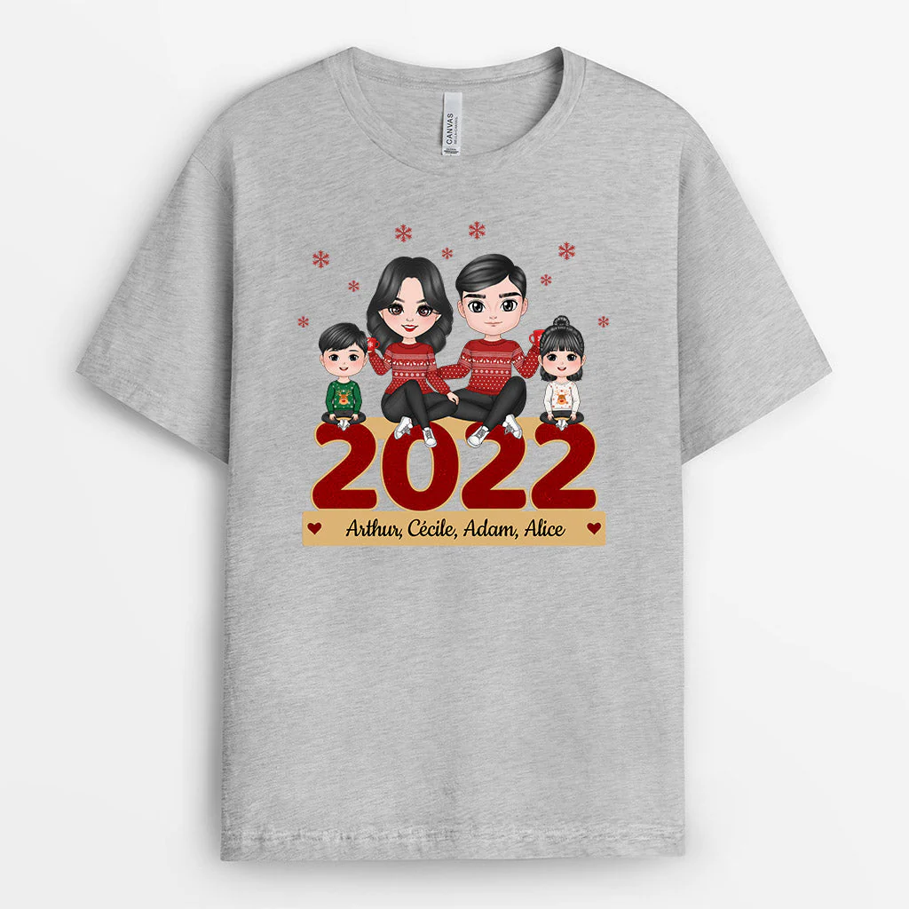 Tee Shirt Noël Famille Personnalisé - Noël de Famille - Image 2