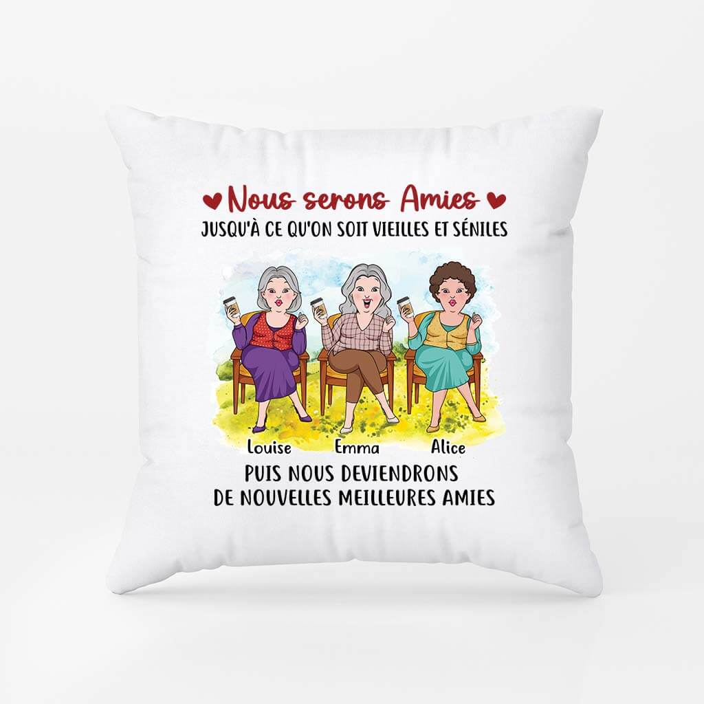 Coussin Personnalisé - Nous Serons Amies - Image 2