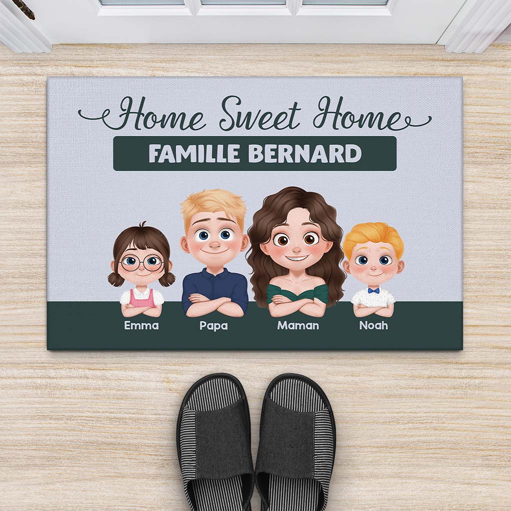Paillasson La Maison Du Bonheur Personnalisé – Home Sweet Home - Image 2