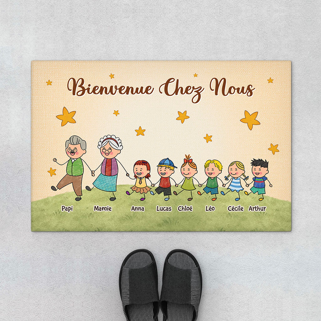 Paillasson Extérieur Personnalisé – Bienvenue Chez Nous Famille - Image 2