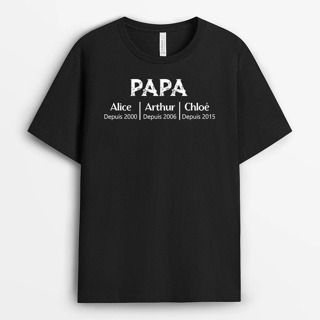 Tee Shirt Personnalisé Papy - Créatif Papi - Image 2