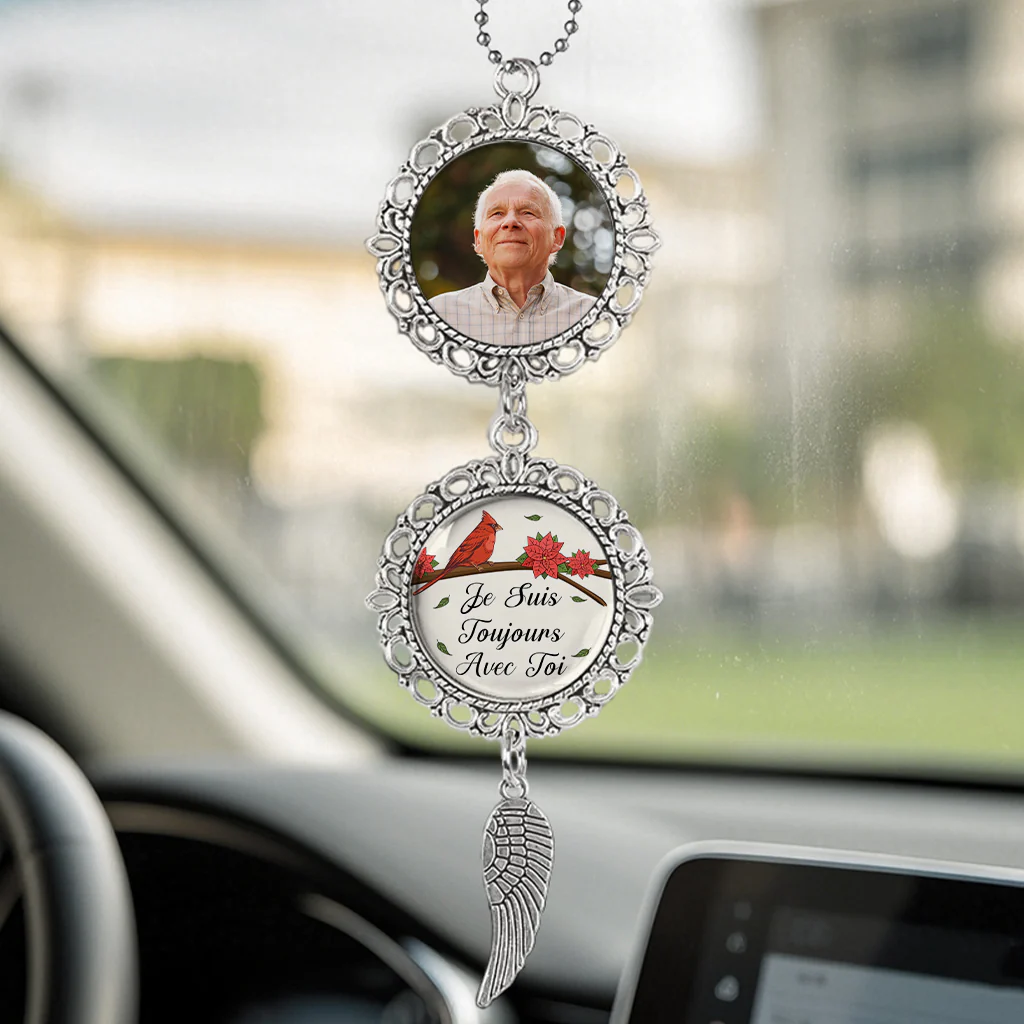 Pendentif Voiture Personnalisé | Je Suis Toujours Avec Toi - Image 2