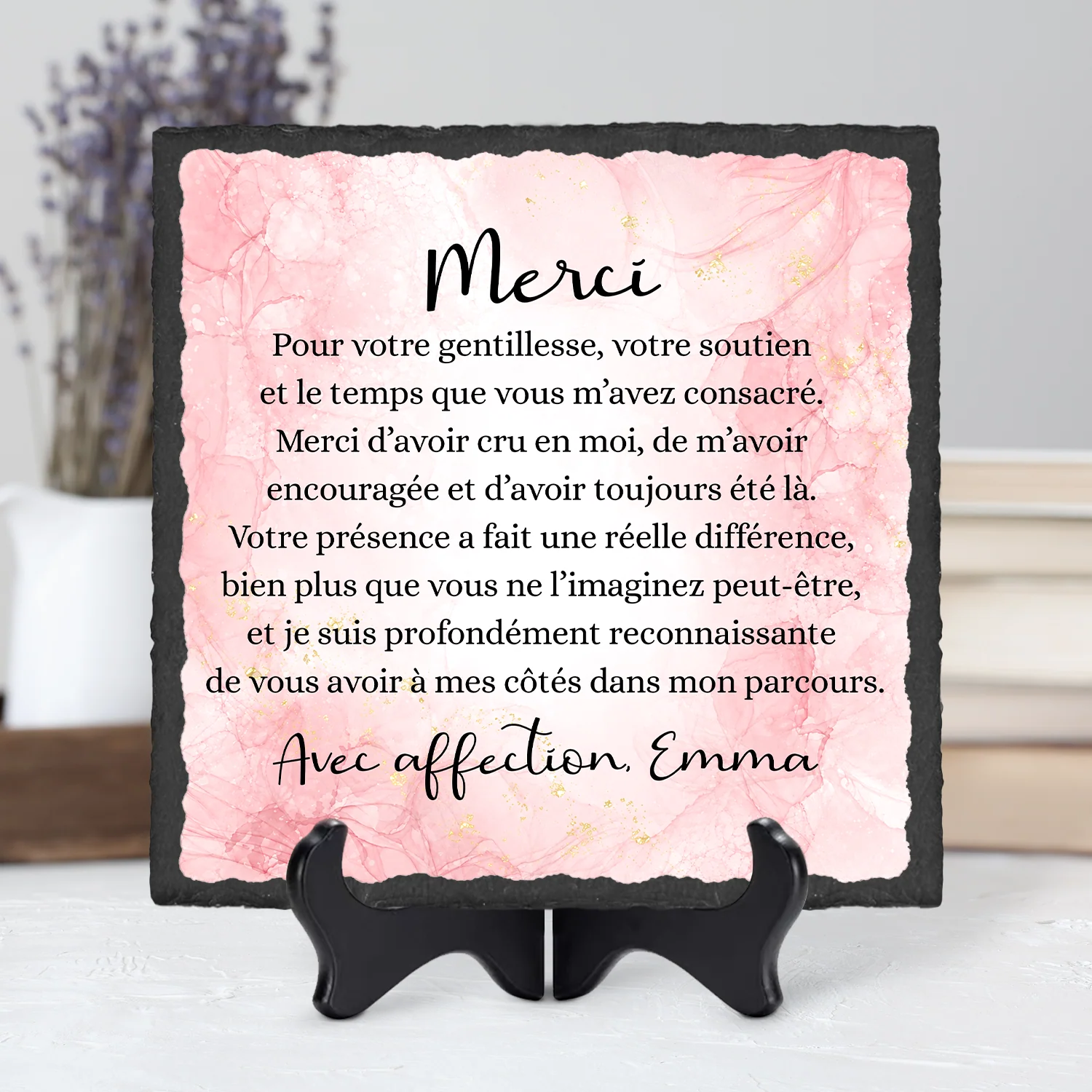 Pierre De Jardin Personnalisée Cadeau Retraite - Merci Pour Votre Gentillesse - Image 2