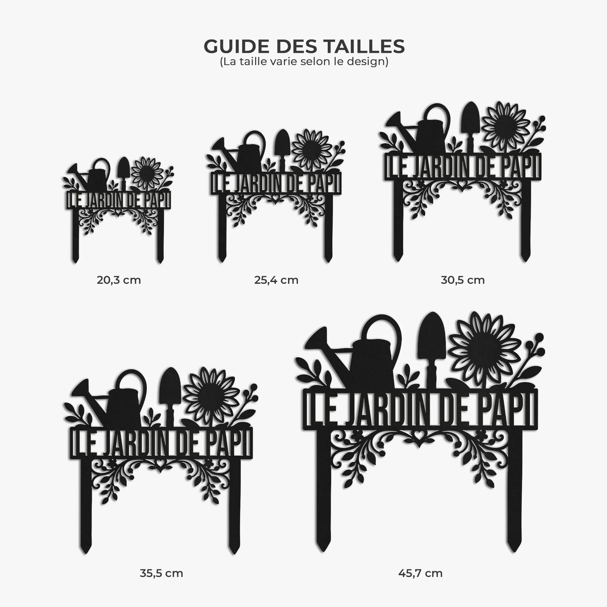 Piquet De Jardin Déco Personnalisé - Le Jardin De Maman Papa - Image 3