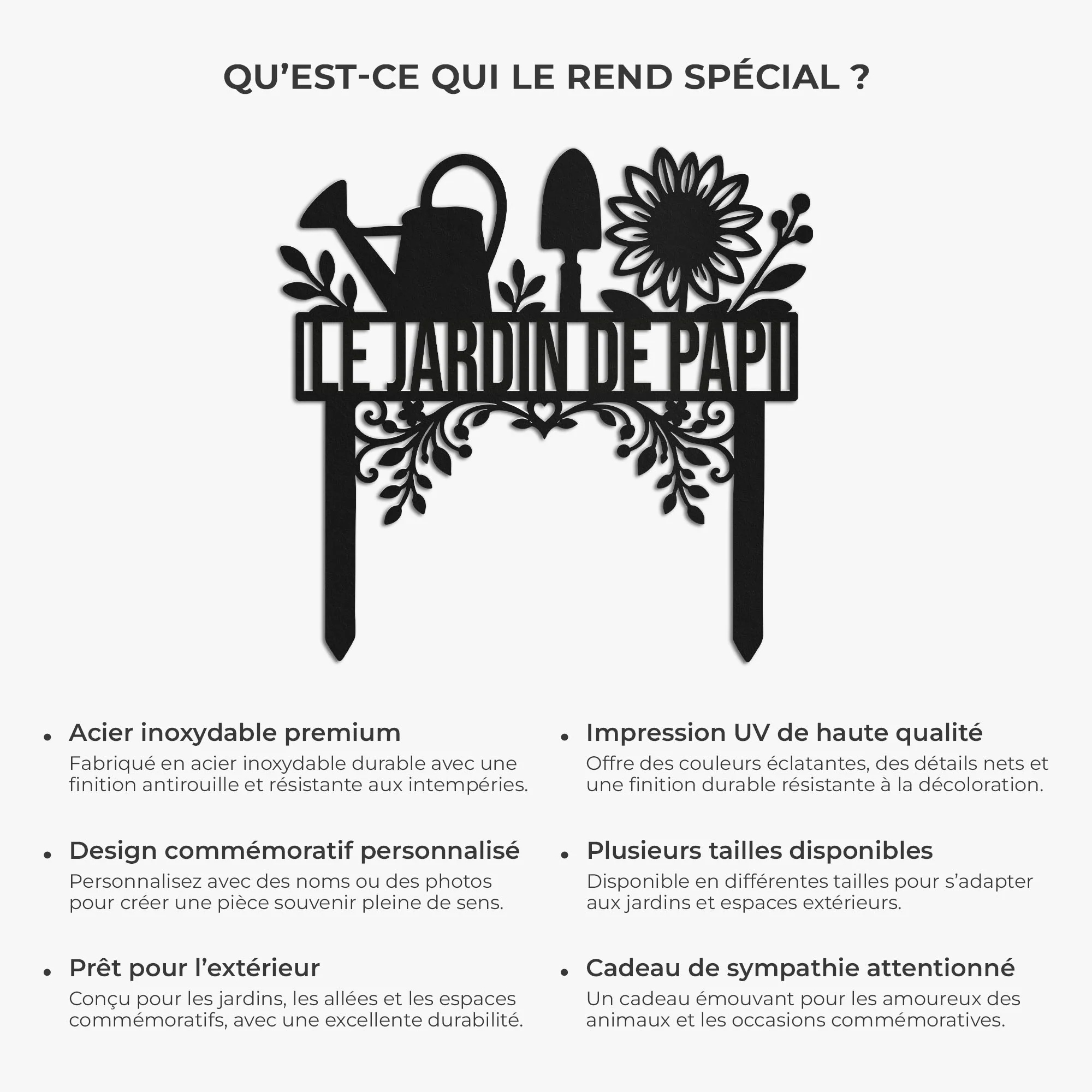 Piquet De Jardin Déco Personnalisé - Le Jardin De Maman Papa - Image 6