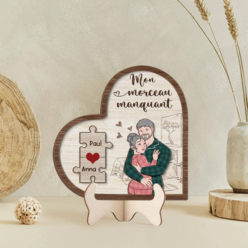 Plaque En Bois Personnalisée - Mon Morceau Manquant - Image 2