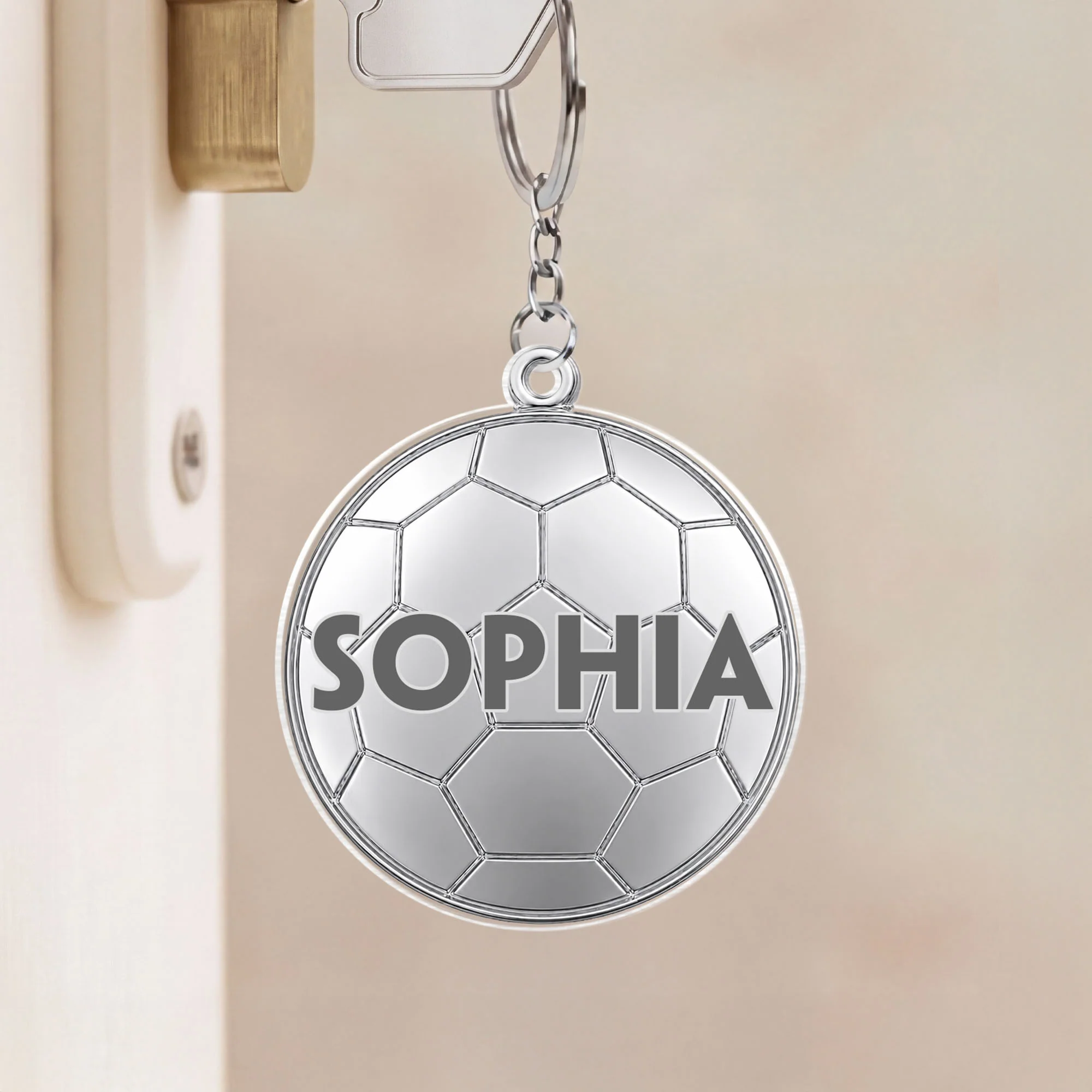Porte Clé Acrylique Personnalisé - Cadeau Football Original Pour Homme Et Femme - Image 2