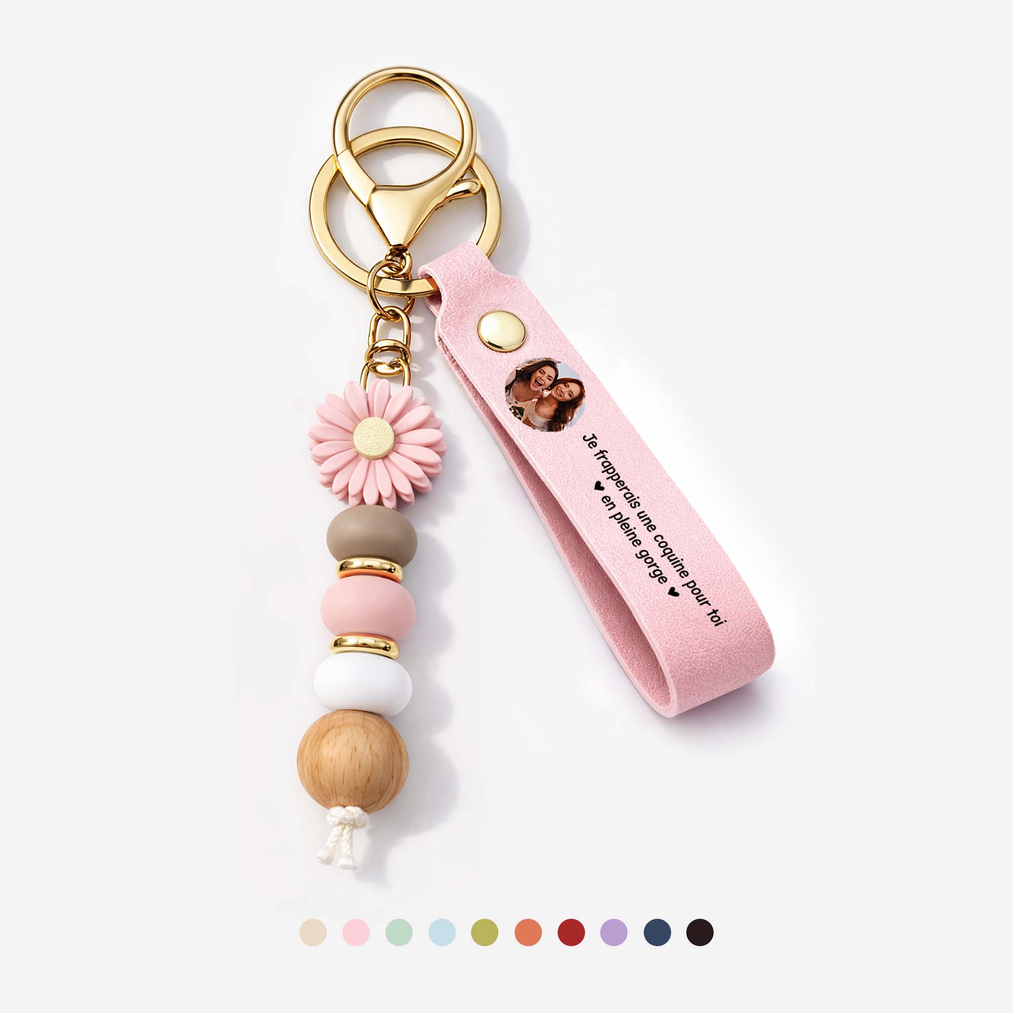 Porte Clé Personnalisé Photo | Mon Amie Je Frapperais Pour Toi