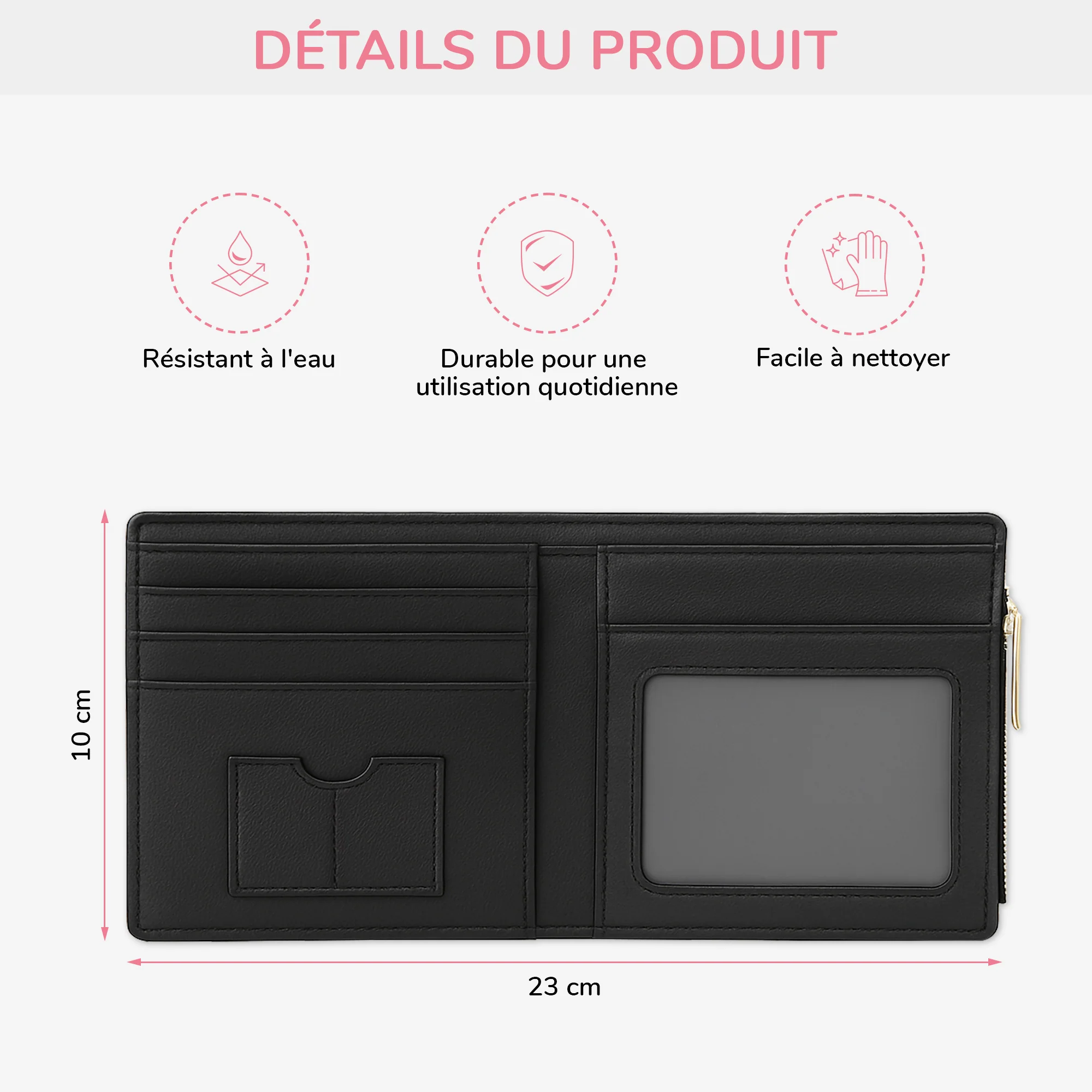 Portefeuille En Cuir Personnalisé - Papa Depuis - Image 3