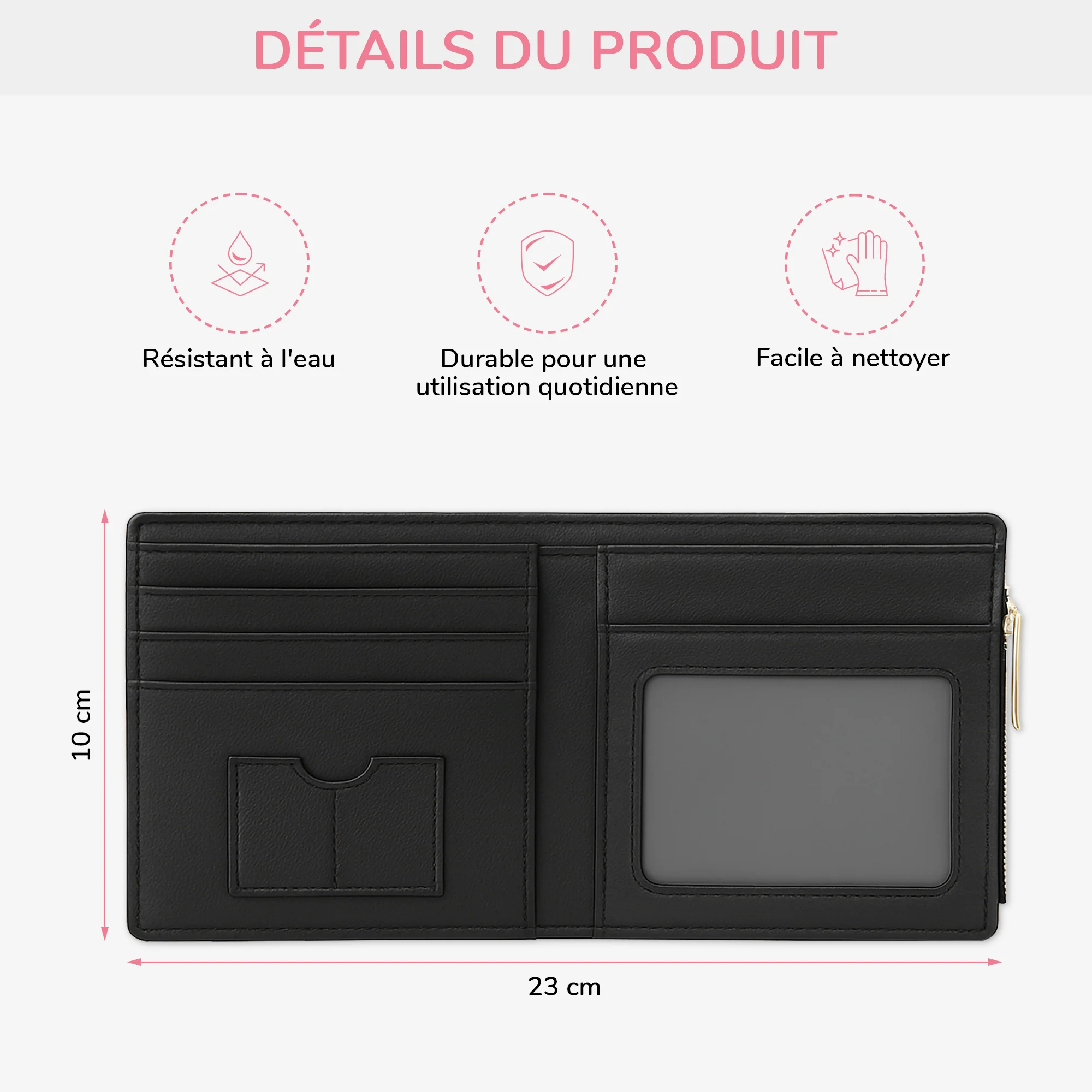 Portefeuille Personnalisé Papy | Papa Papy Depuis Design Carte - Image 3