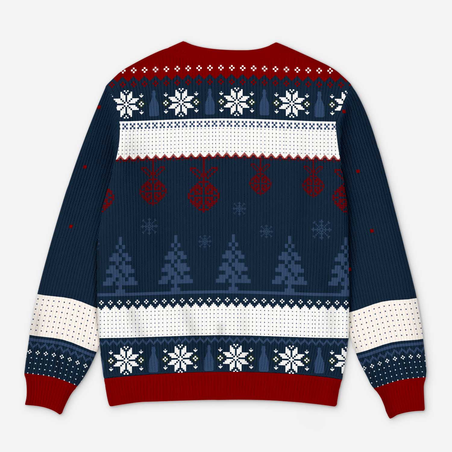 Pull de Noël Personnalisé avec Photo - J'ai trouvé un magasin d'alcool - Image 3