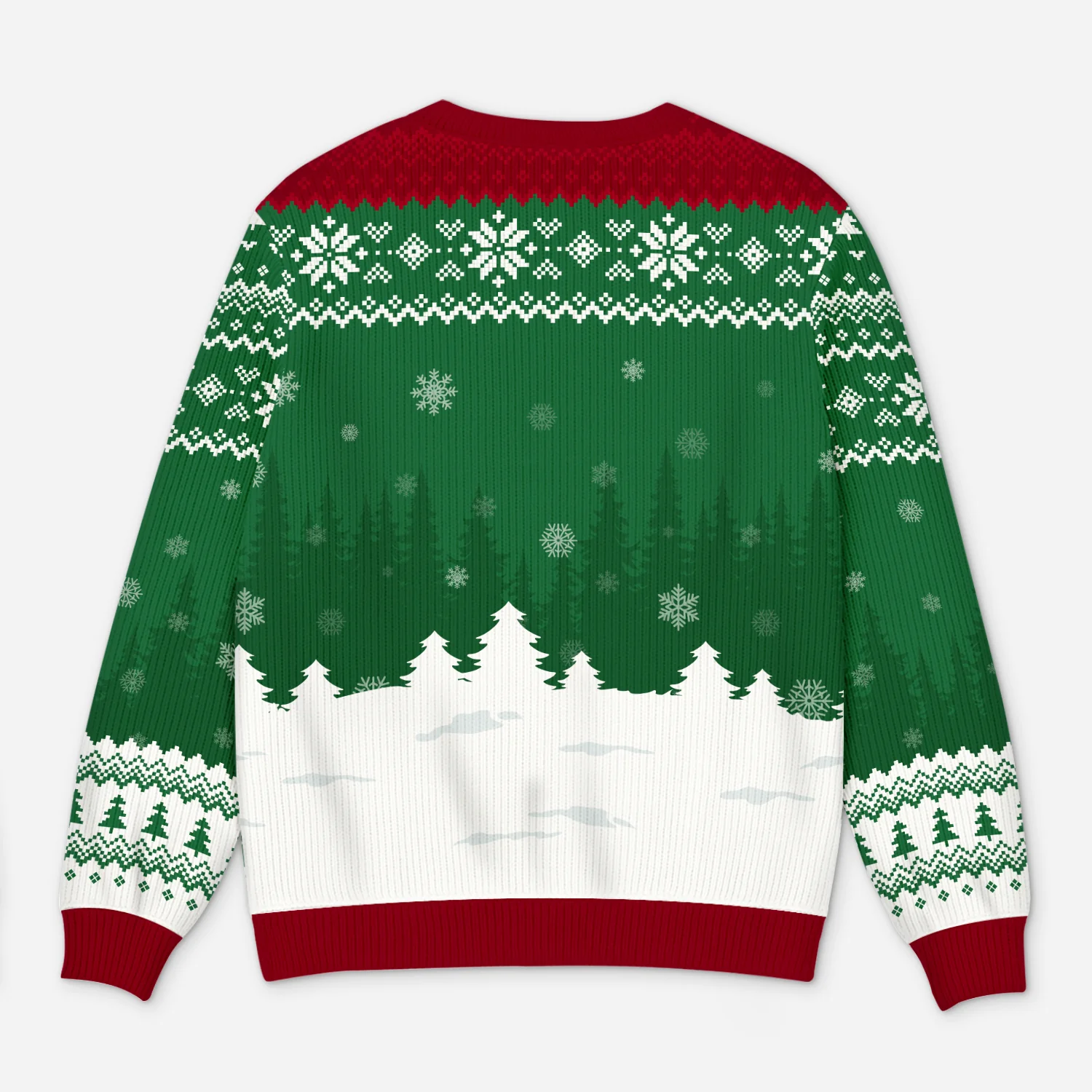 Pull de Noël Moche Personnalisé -La Bande à Mamie/Papy - Image 3