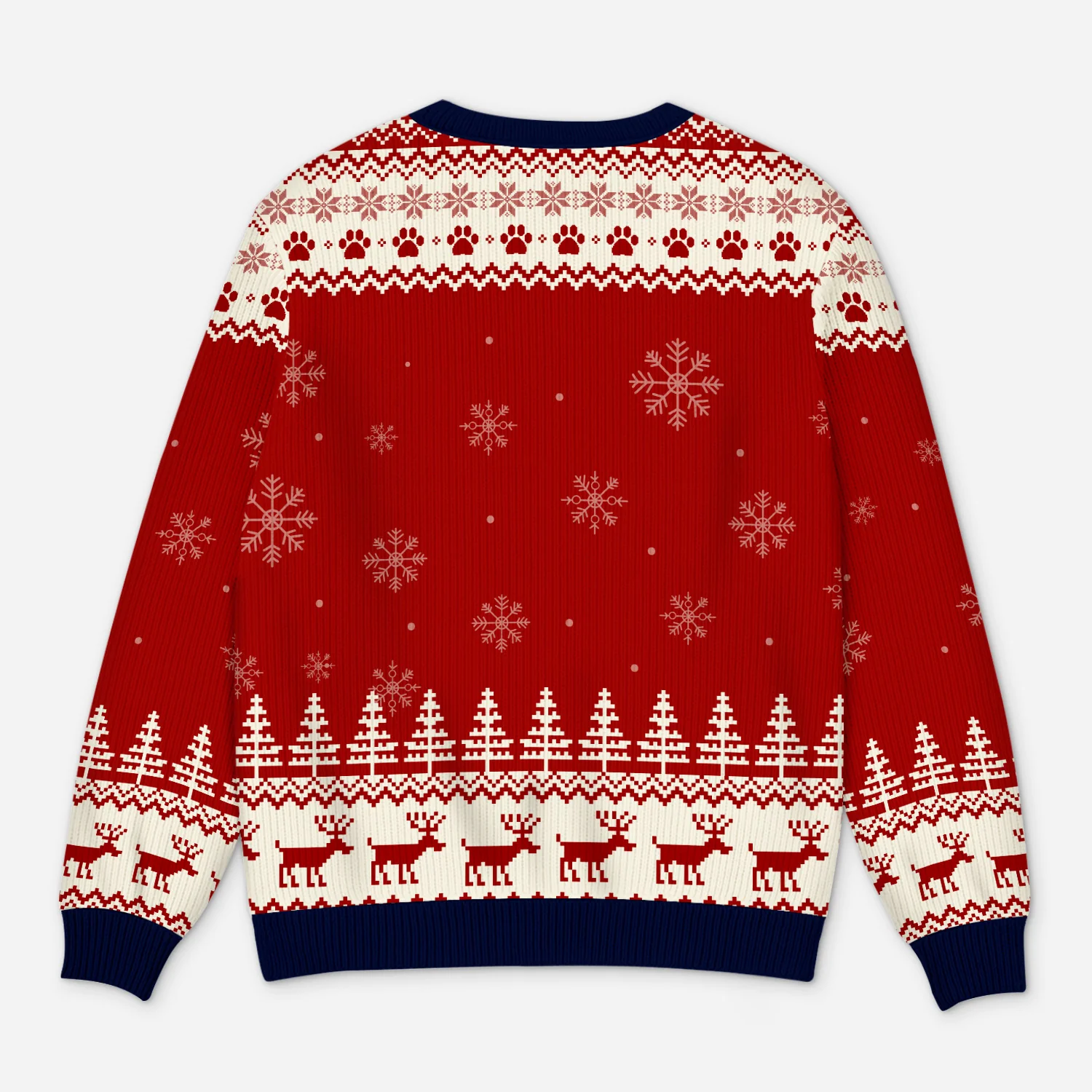 Pull Moche De Noël Personnalisé - Le Lien Entre Une Fille Et Son Chat - Image 3