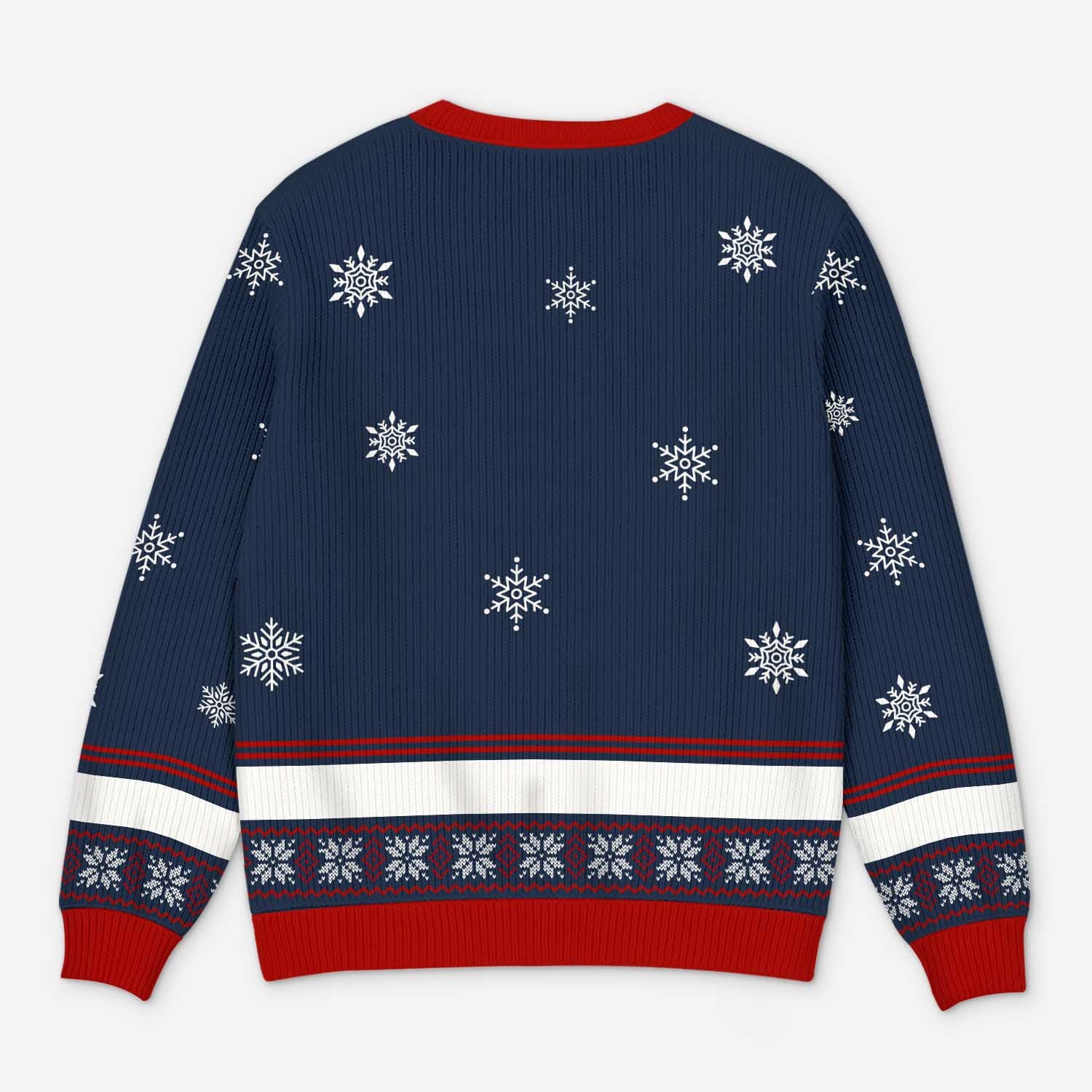 Pull moche de Noël personnalisé – Le papa chien - Image 3