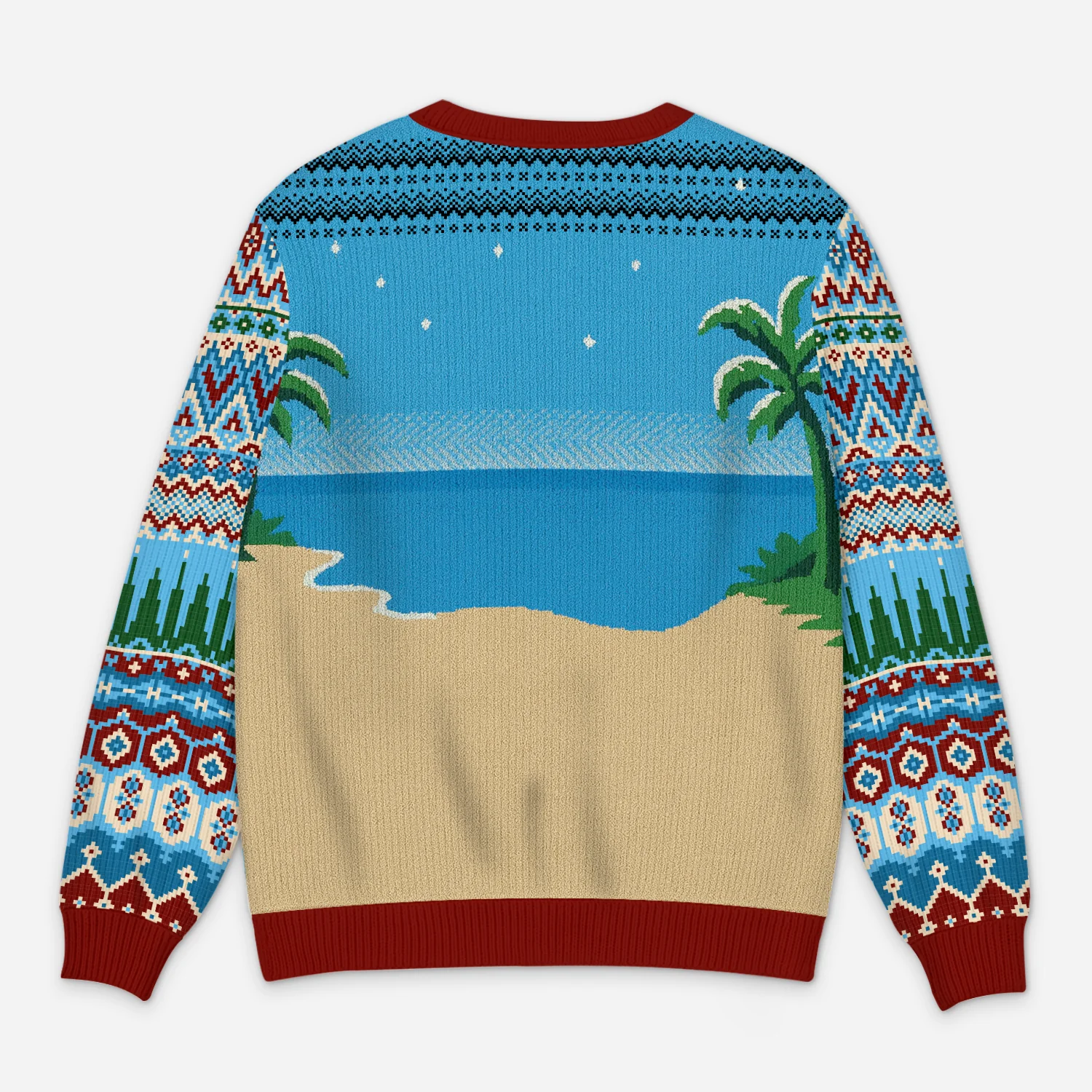 Pull Moche Personnalisé - Premier Noël À La Retraite - Image 3