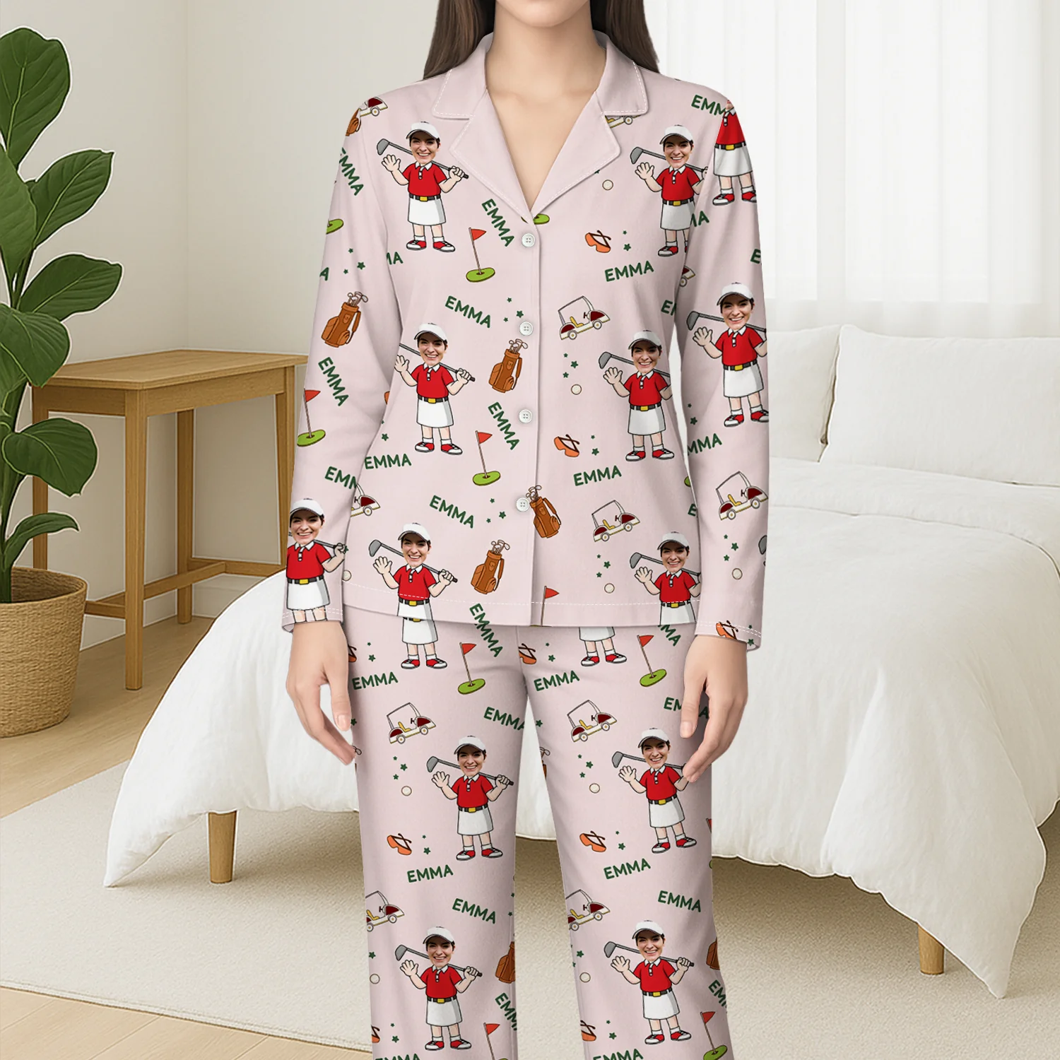 Pyjama Personnalisé Photo - Le Golfeur - Image 3