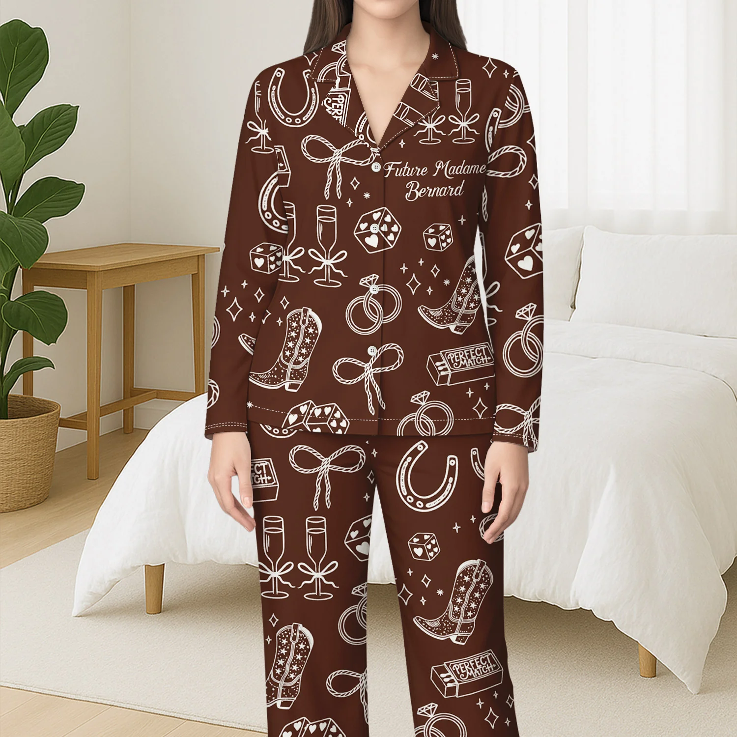 Pyjama Personnalisé Mariage - Future Madame - Image 3