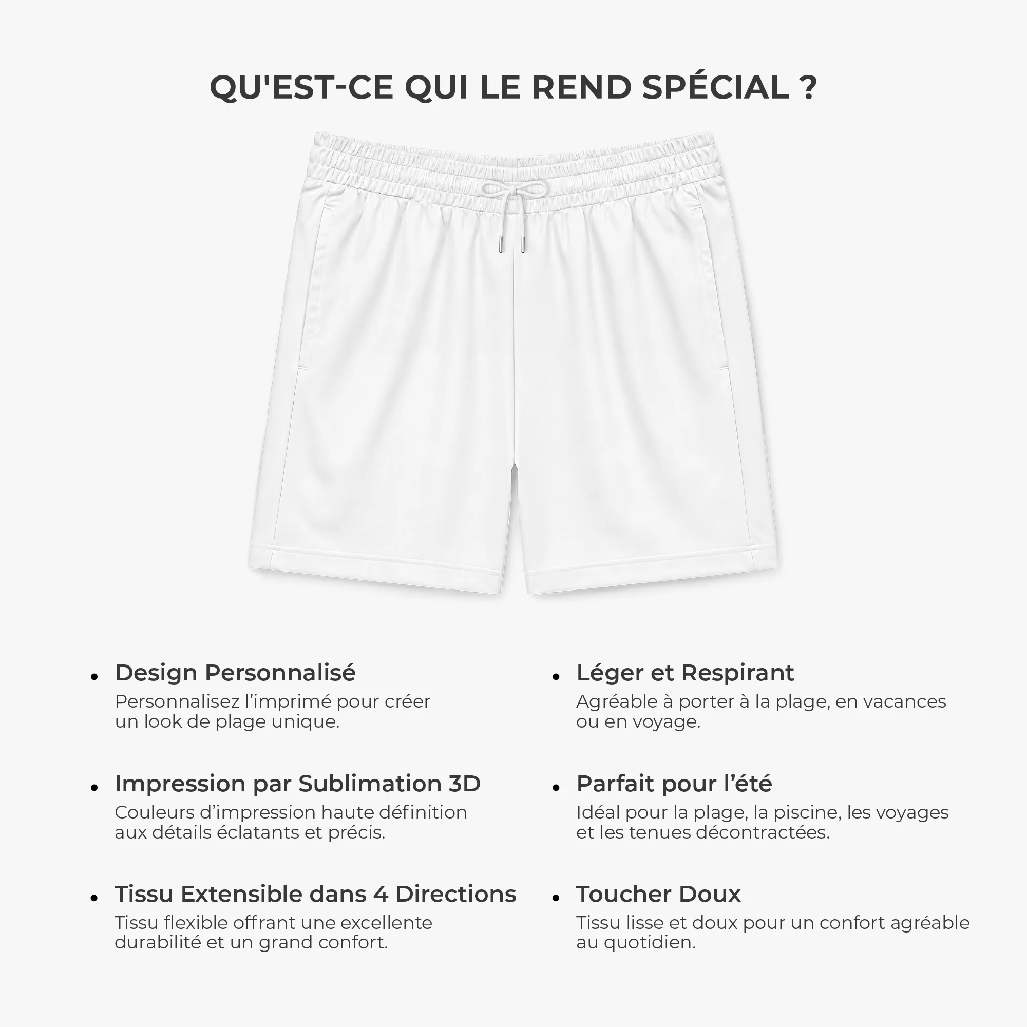 Short Hawaïen Homme Personnalisé Avec Photo - Le Meilleur Papa Meilleur Papy - Image 5