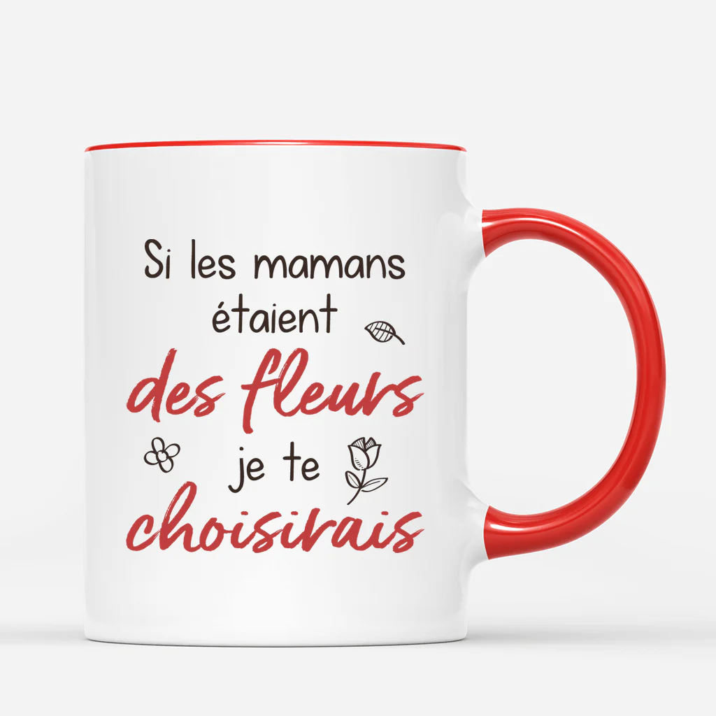 Mug Personnalisé Maman – Si Les Mamans Étaient Des Fleurs - Image 3