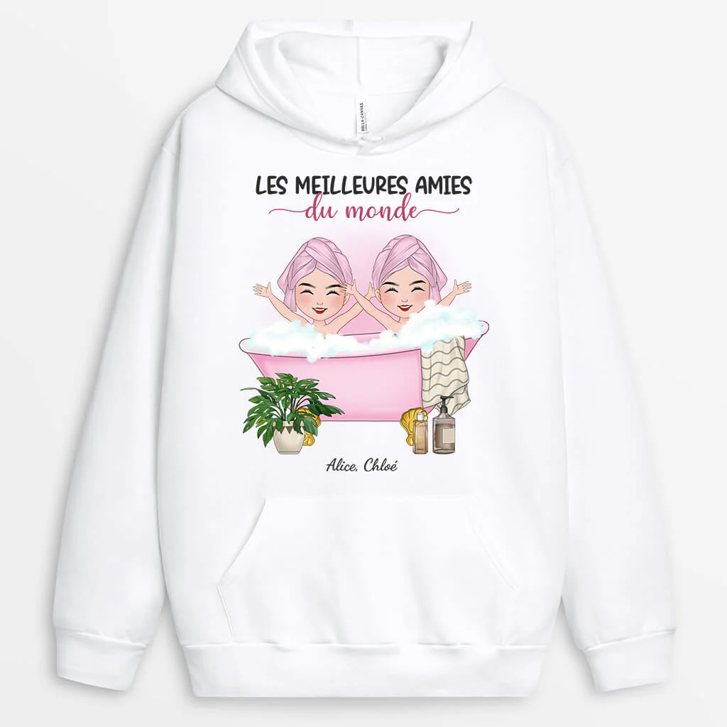 Sweat Personnalisé – Les Meilleures Amies du Monde