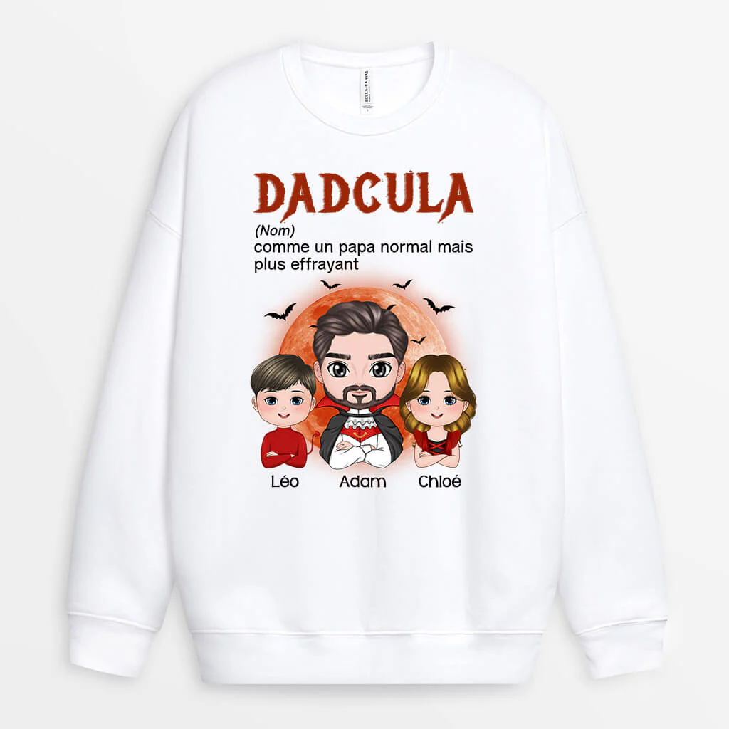 Sweat Personnalisé - Dadcula, Papa Plus Cool