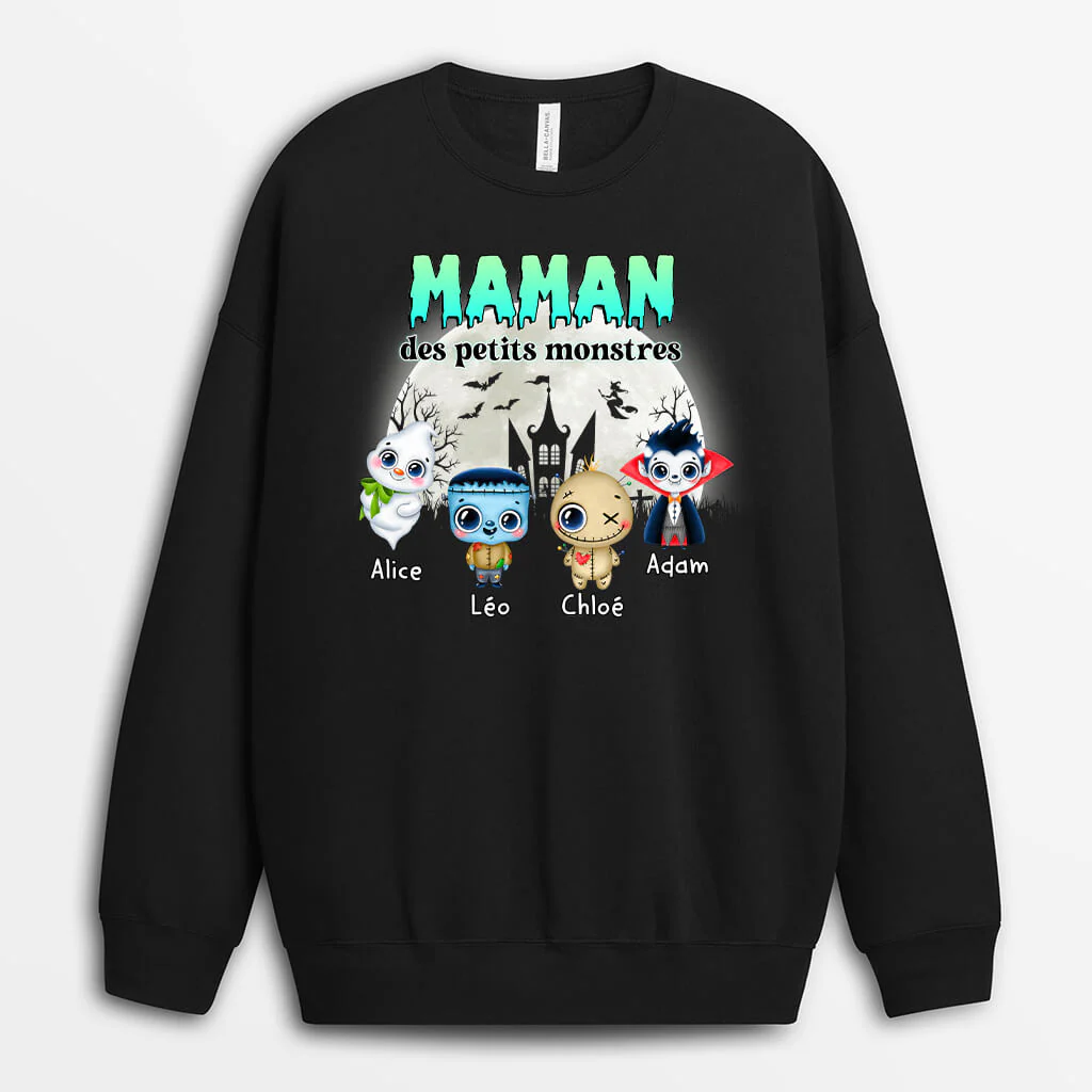 Sweat Personnalisé - Grand-Mère Des Petits Monstres - Image 2