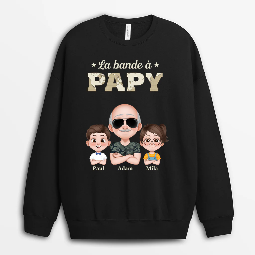 Sweat Personnalisé - La Bande À Papa & Papy Soldat