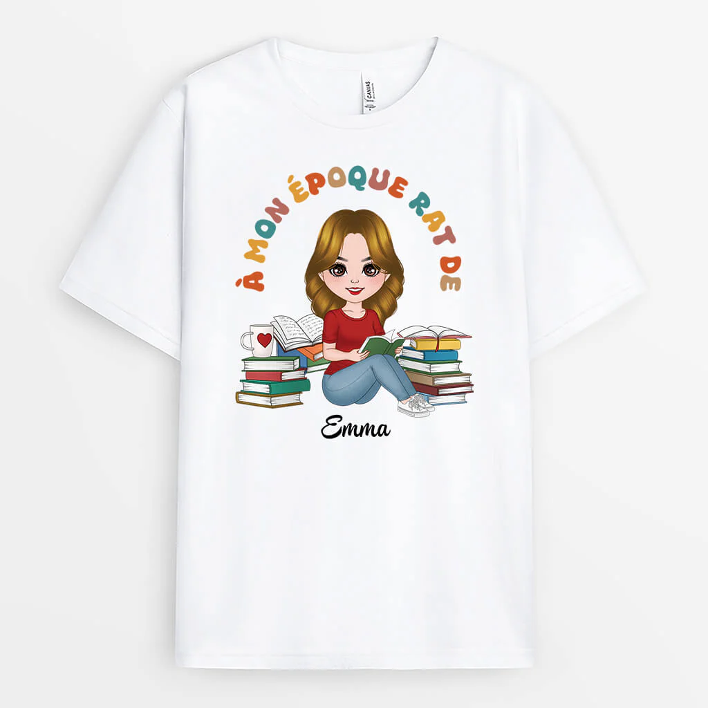 T-Shirt Femme Personnalisé – À Mon Époque Intello