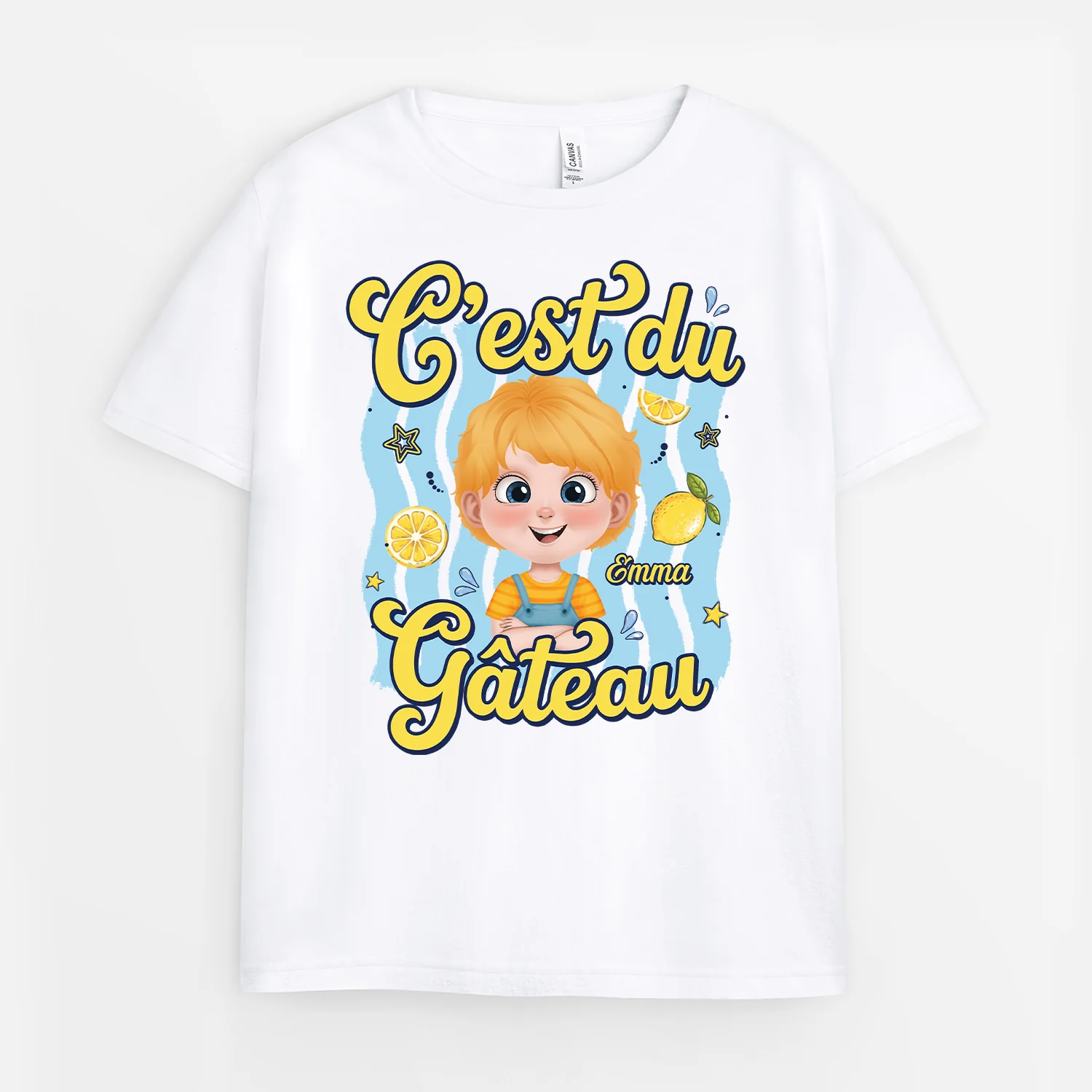 T-shirt Enfant Personnalisé Pour Été - C'est Du Gâteau