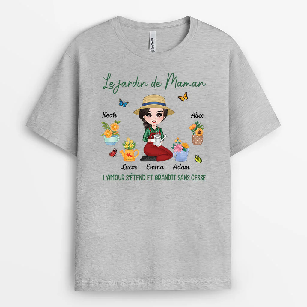 T-shirt Jardin De Mamie Personnalisé - Image 2