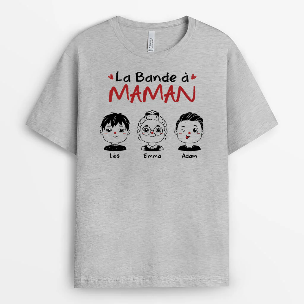 Tee Shirt Mamie Personnalisé - La Bande À Mamie