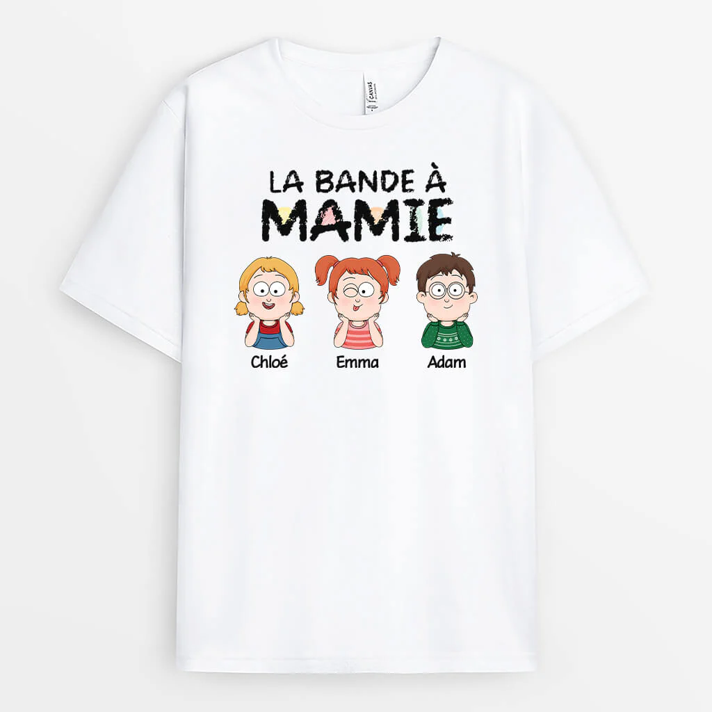 T Shirt Personnalisé Papy - La Bande De Papy Étoile - Image 2
