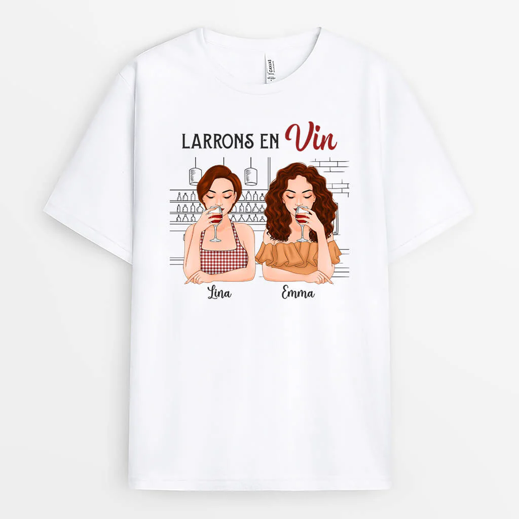 T-shirt Larrons En Vin Personnalisé