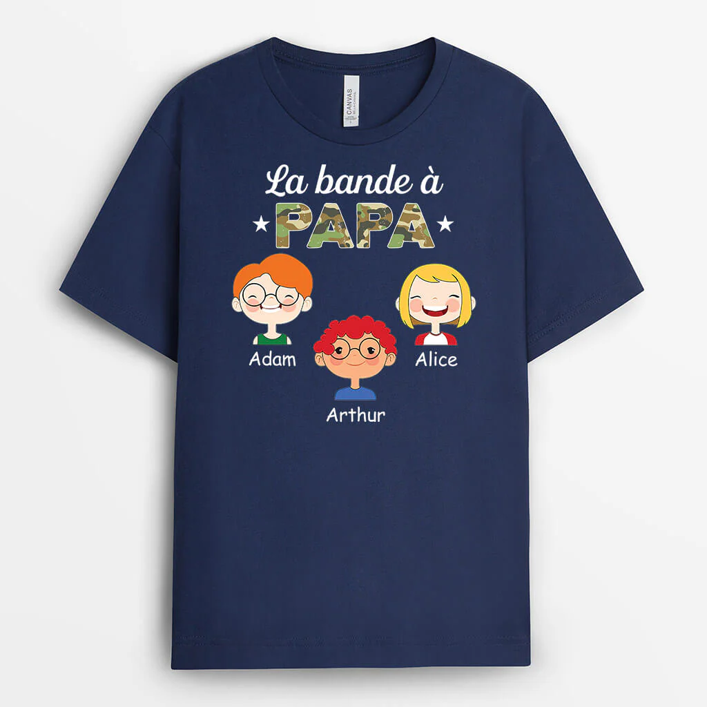 Tee Shirt Personnalisé Pour Papy - Le Gang de Papy - Image 2