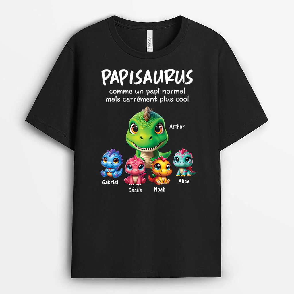 T-shirt Mamansaurus Mamiesaurus 3D Personnalisé - Image 2