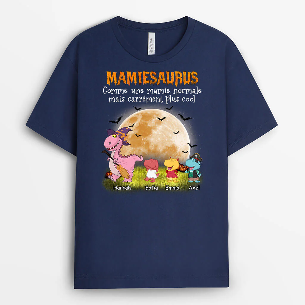 T-shirt Mamiesaurus Halloween Personnalisé - Image 2