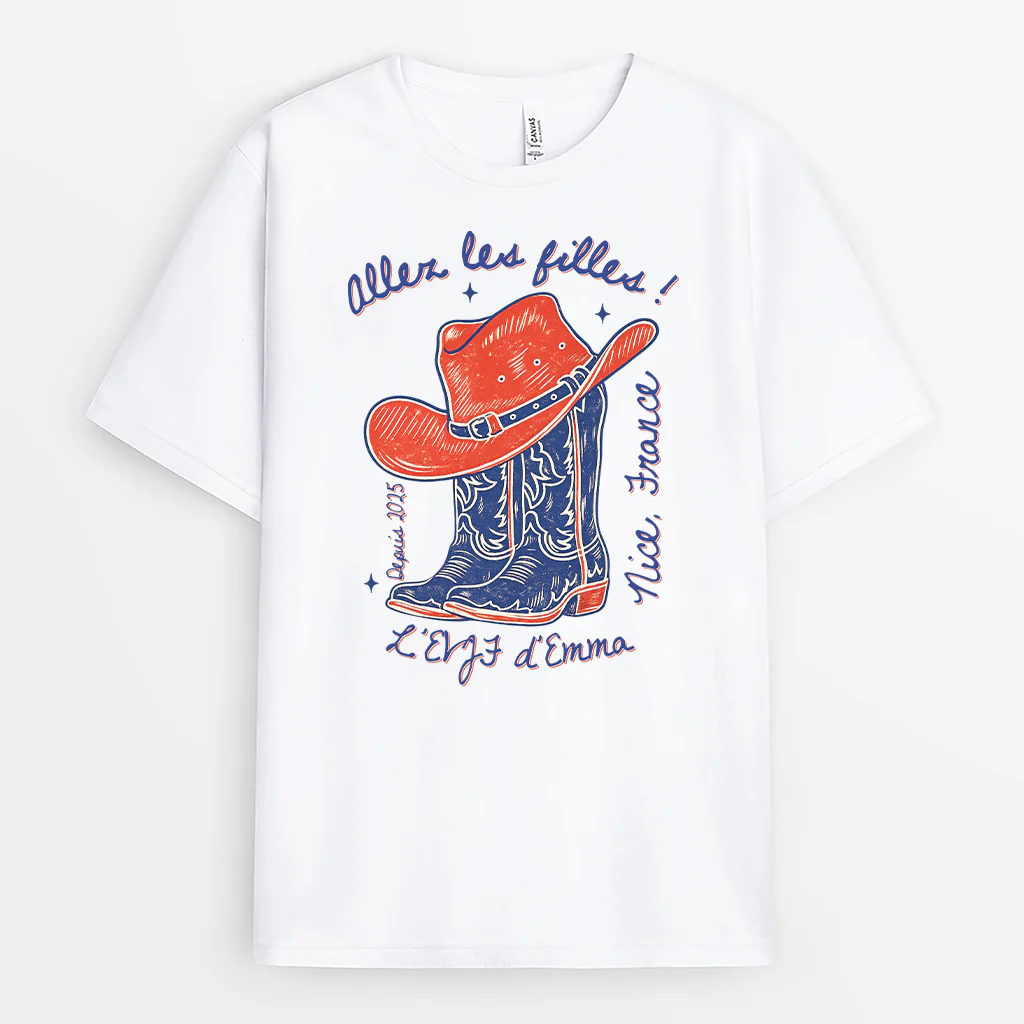 T-shirt Personnalisé Femme Pour EVJF - Allez Les Filles
