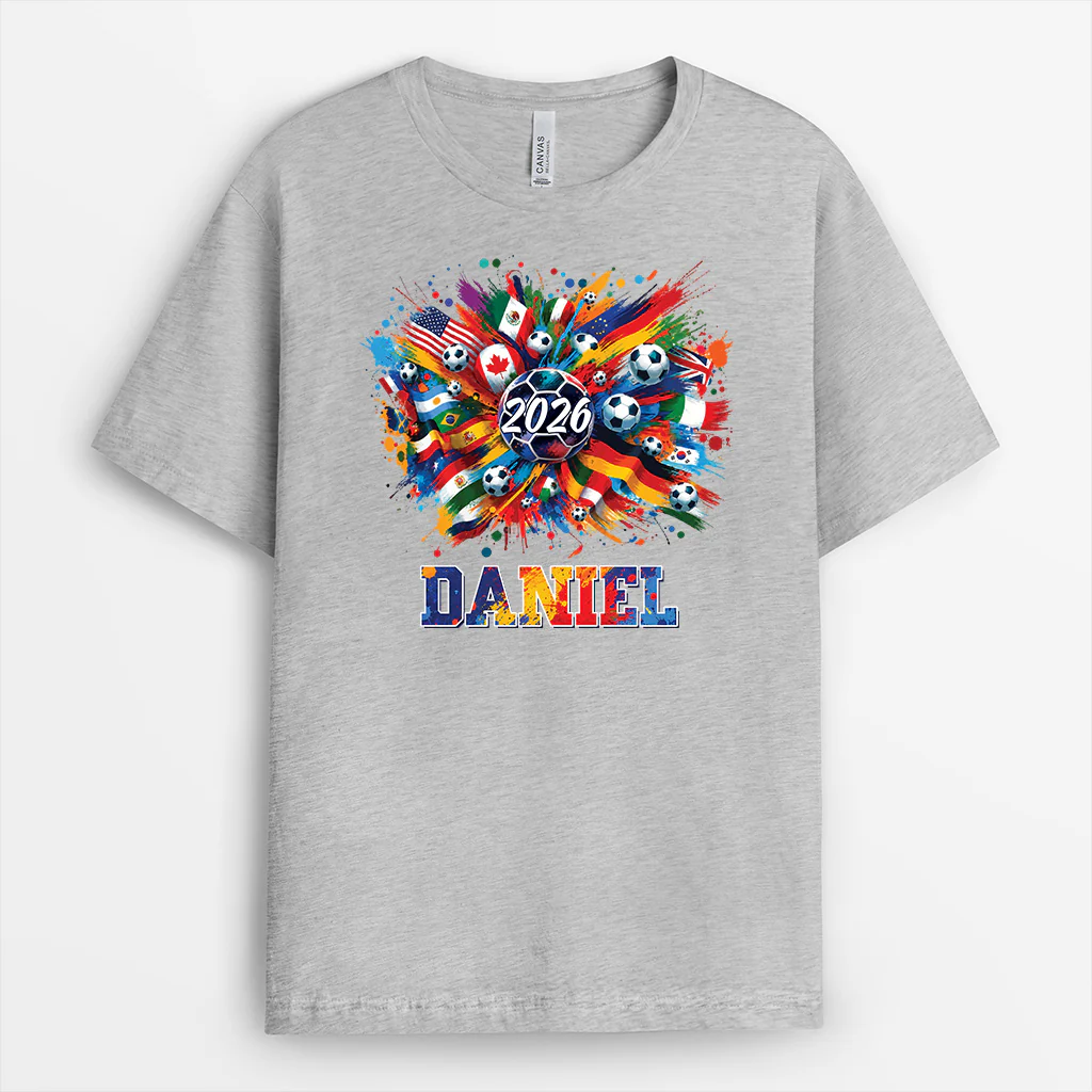 T-shirt Personnalisé Football - Cadeau Original Pour Fan De Foot - Image 2