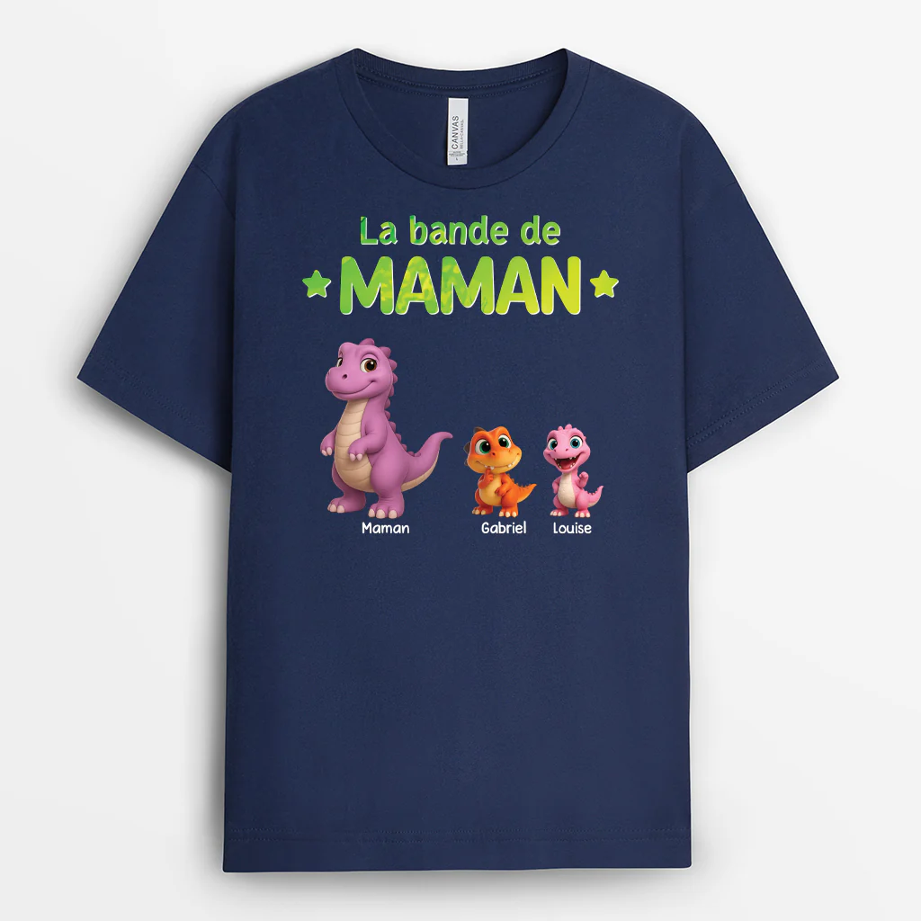 T-shirt Personnalisé - La Bande À Papa Dinosaure - Version Cartoon - Image 2